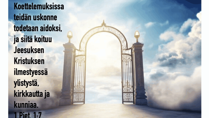 Jumalanpalvelus Kaarinassa