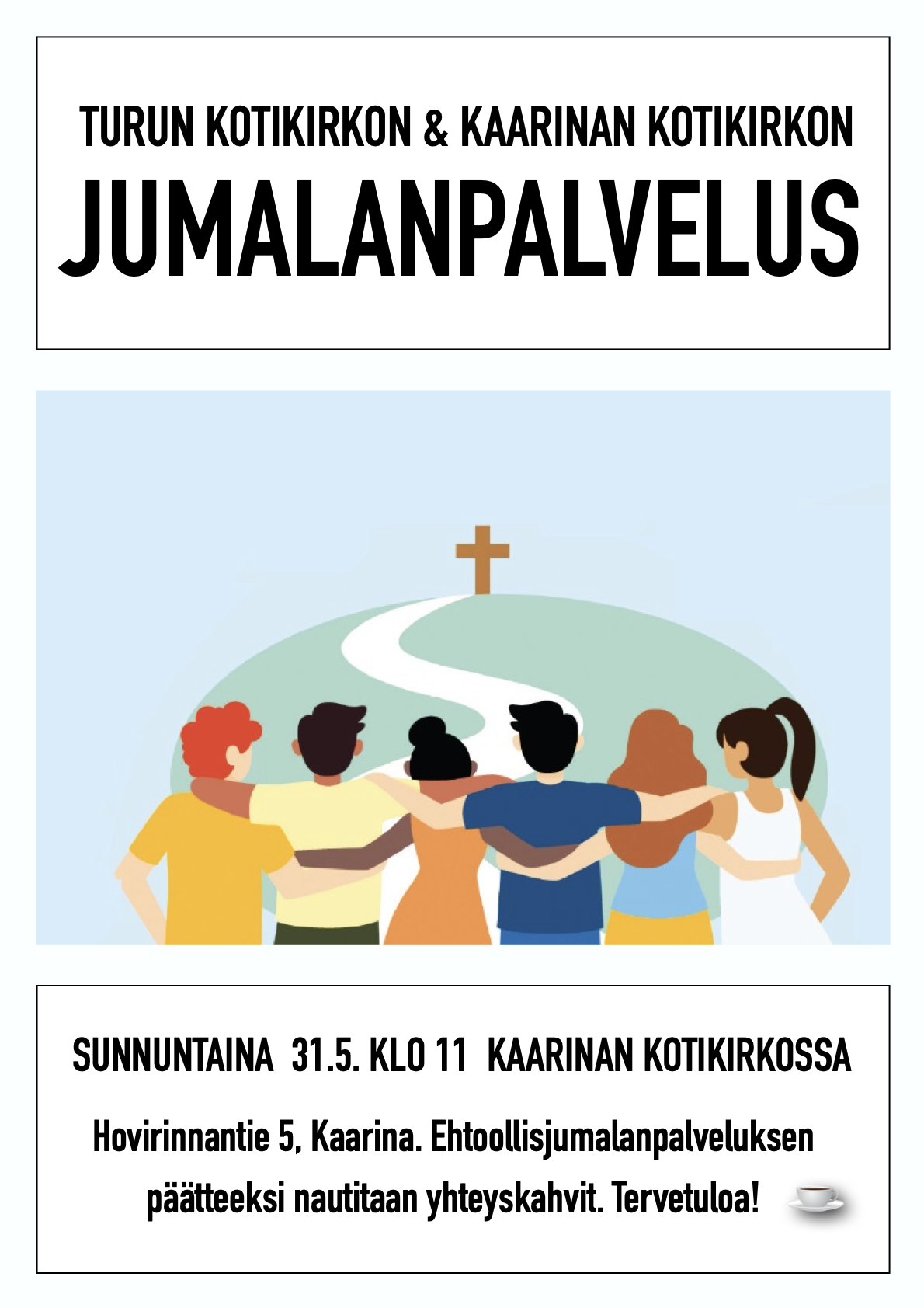 Jumalanpalvelus Kaarinassa