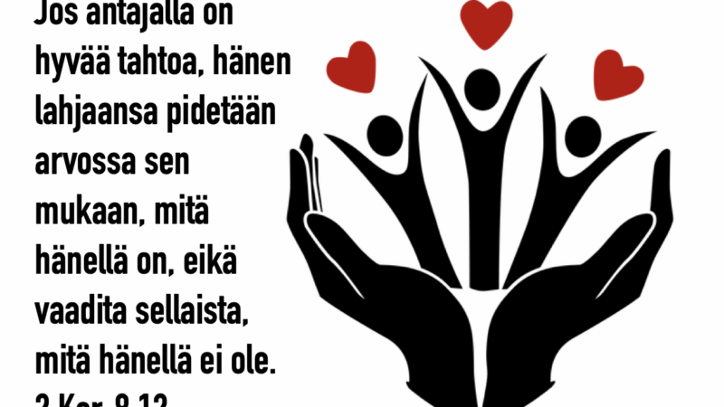 Tervetuloa jumalanpalvelukseen