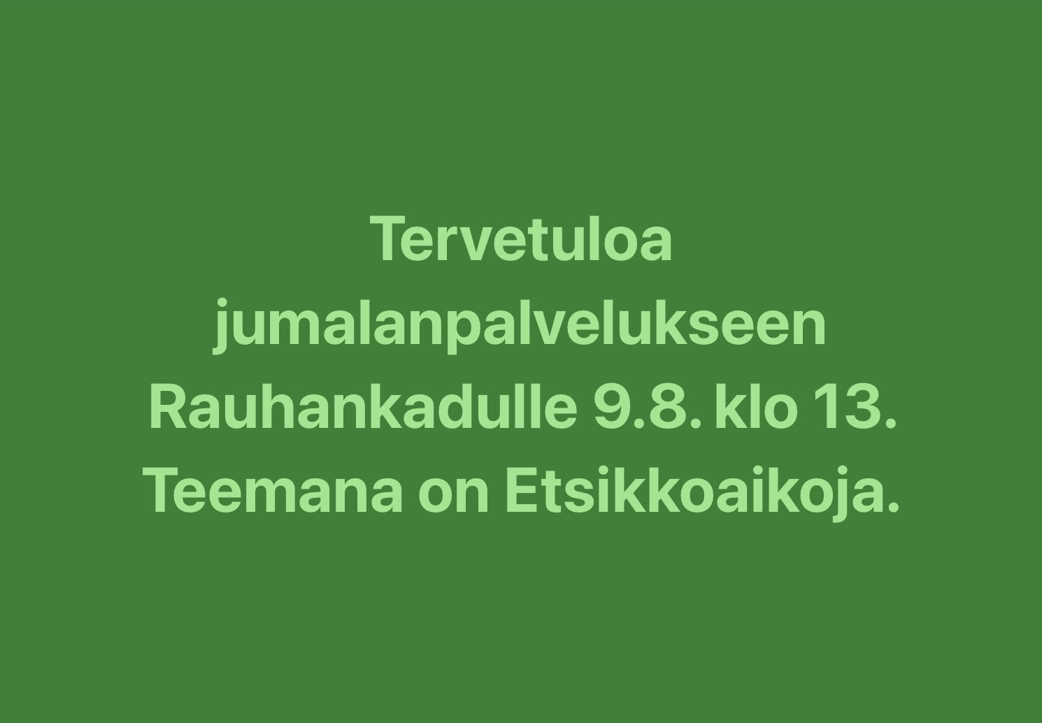 Jumalanpalvelus